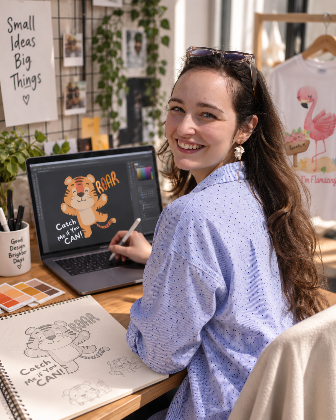 InkAngelKids creative workspace