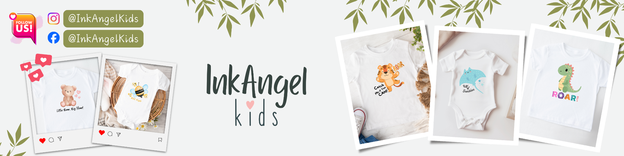 InkAngelKids clothing collection
