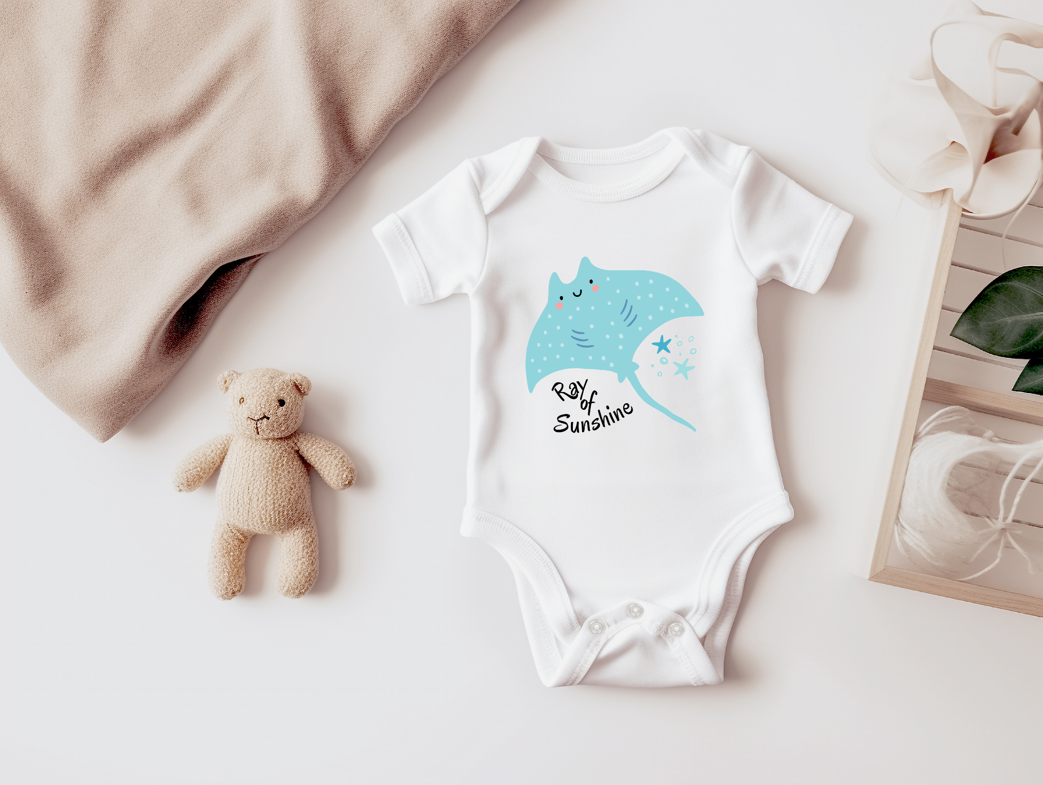 Ray of Sunshine baby bodysuit