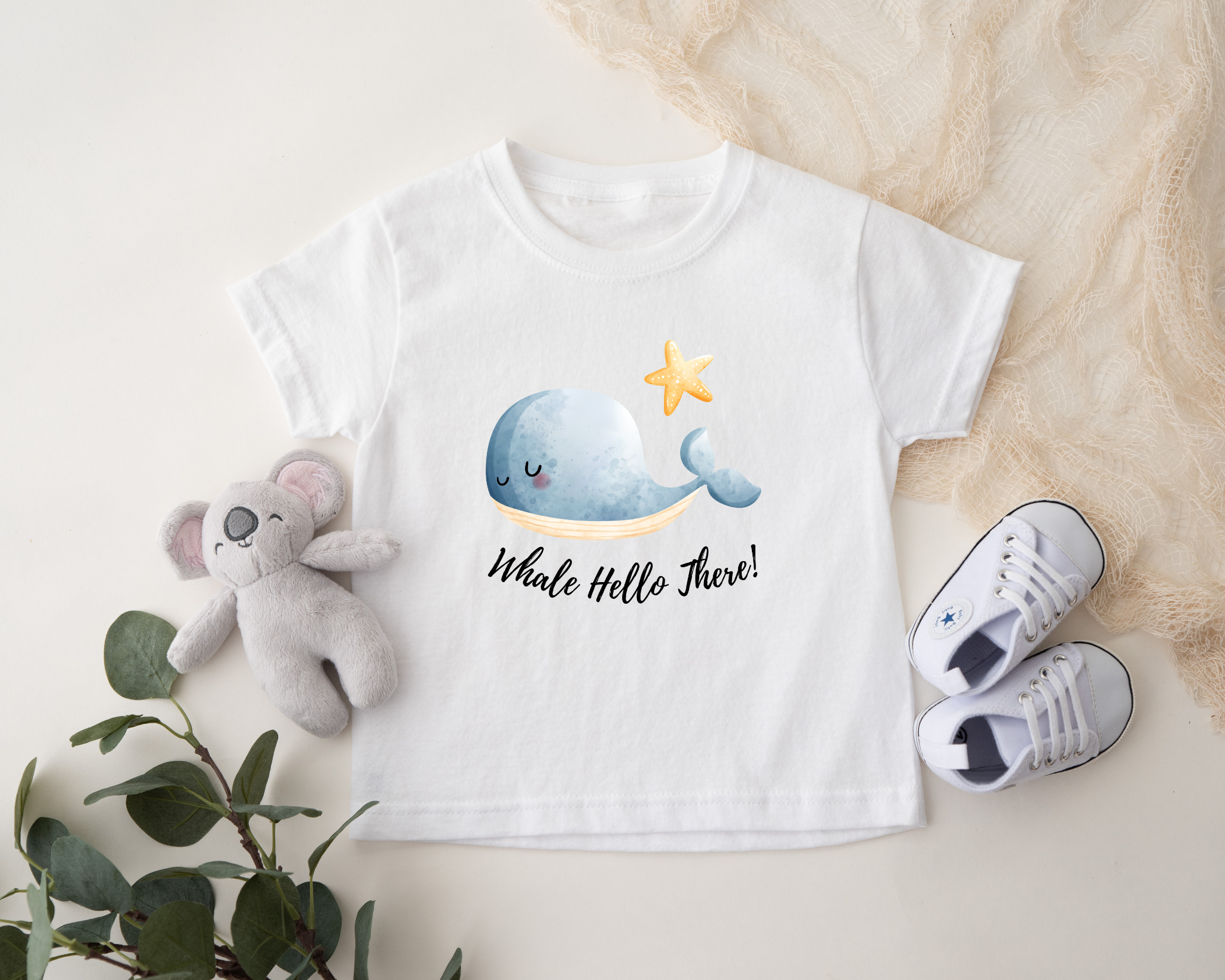 Whale Hello There kids T-shirt